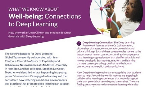 Well-being and Deep Learning - What we know via #NPDL #BellLetsTalk | Education 2.0 & 3.0 | Scoop.it