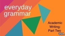 Academic Writing: Common Patterns, Part Two | Linguistics & Language Neurology | Scoop.it