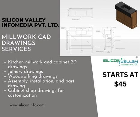 Millwork CAD Drawings Services | CAD Services - Silicon Valley Infomedia Pvt Ltd. | Scoop.it