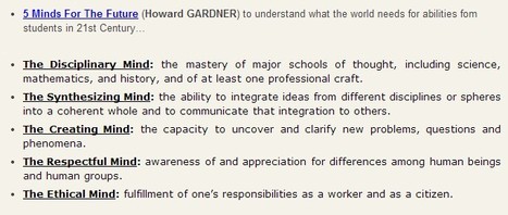 Howard Gardner, creator of ‘multiple intelligences’ theory, launches new project on ‘good’ education | Education 2.0 & 3.0 | Scoop.it