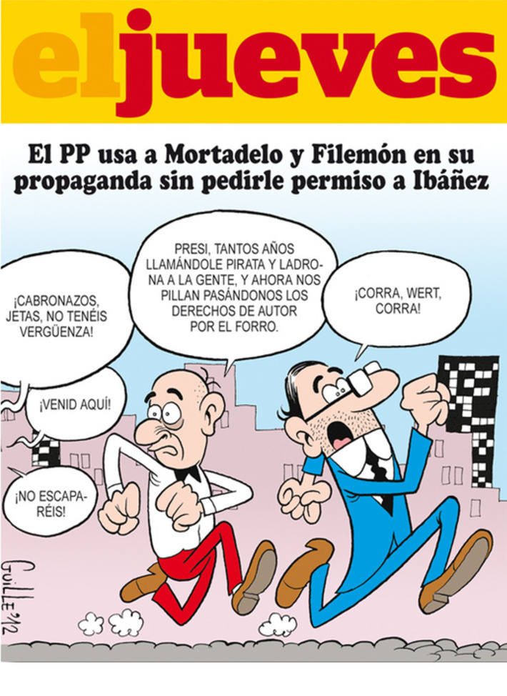 El PP usa a Mortadelo y Filemón en su propaganda sin pedirle permiso a Ibáñez · eljueves.es · Actualidad | Partido Popular, una visión crítica | Scoop.it