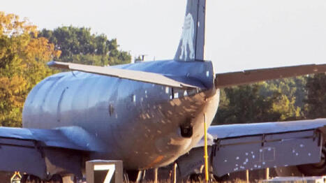 Another Battle Damaged KC-135 Tanker Seen Passing Through RAF Mildenhall | DEFENSE NEWS | Scoop.it