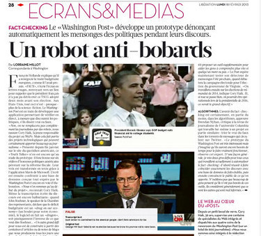 Un robot anti-bobards | DocPresseESJ | Scoop.it