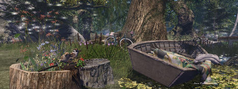A Blue Finch Blossoms Hollow in Second Life | Second Life Destinations | Scoop.it