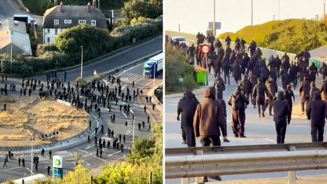 H&ouml;gerextrem demonstration blockerar Dovers hamn i England | Lehti | Scoop.it