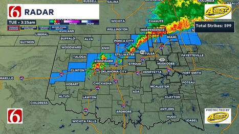 LIVE UPDATES: Severe storm risk builds across Oklahoma with overnight threats - newson6.com | Operation Deimos | Scoop.it