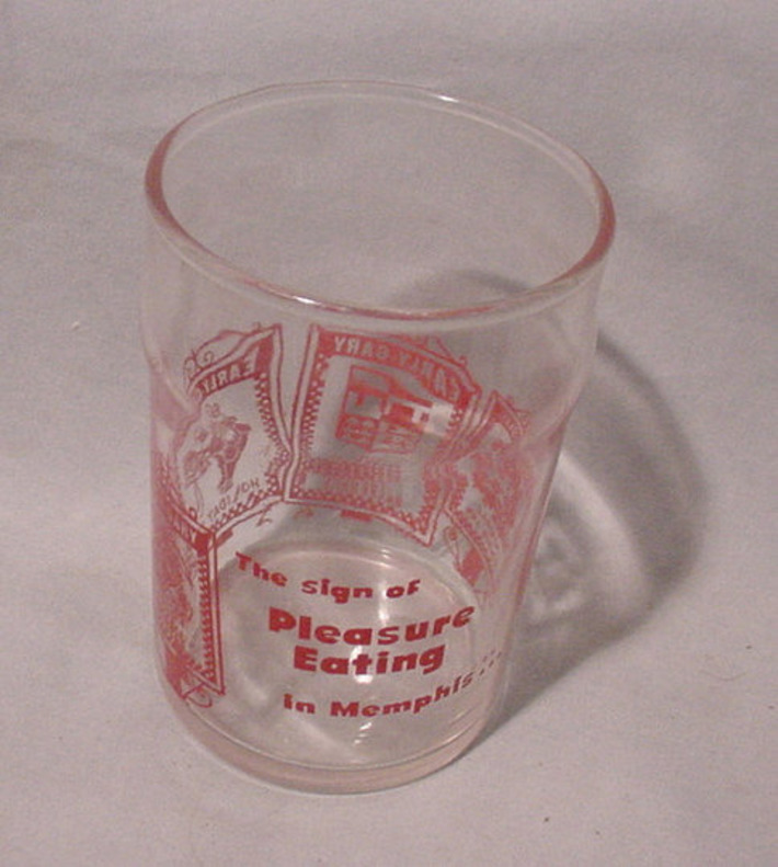 Unique Souvenir Glass from Memphis TN Early Gary Hotels Belvedere Stable Etc. | Antiques & Vintage Collectibles | Scoop.it