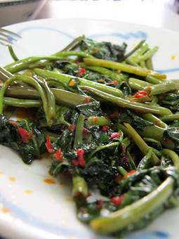 How to cook Kangkung Belacan ~ Singapore Food | Recipes | The Asian Food Gazette. | Scoop.it