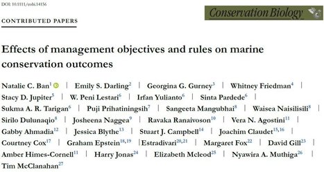 Effects of management objectives and rules on marine conservation outcomes | Biodiversité | Scoop.it