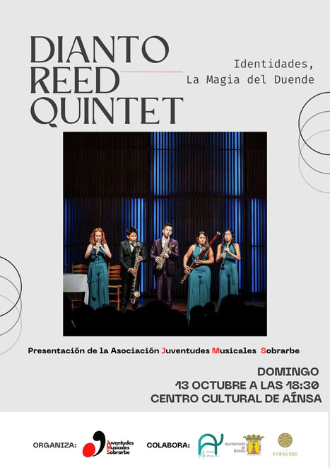 Concert du Dianto Reed Quintet à Ainsa le 13 octobre | Vallées d'Aure & Louron - Pyrénées | Scoop.it