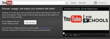 Google lanza Youtube para Escuelas, solo vídeos educativos | #REDXXI | Scoop.it