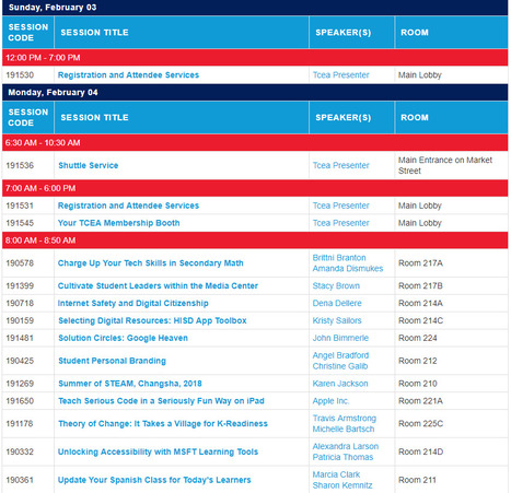 All of the #TCEA handouts and presentations - thanks @lgracey for sharing! | Distance Learning, mLearning, Digital Education, Technology | Scoop.it