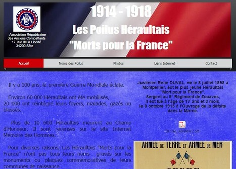 1914 1918 Les Héraultais Morts pour la France | Autour du Centenaire 14-18 | Scoop.it