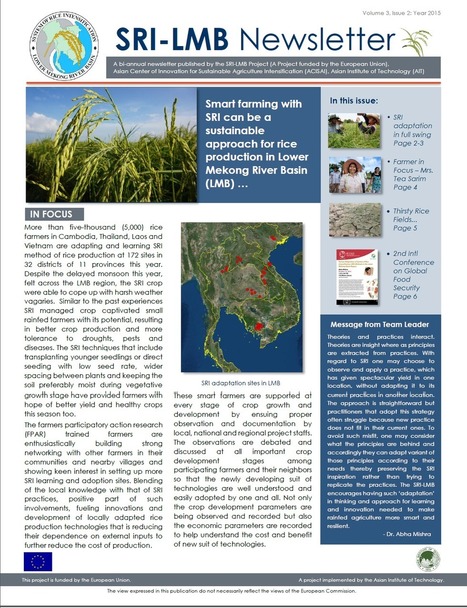 SOUTHEAST ASIA: SRI-Lower Mekong River Basin Newsletter | SRI Global News ++ March - May 2025    System of Rice Intensification (SRI) | Scoop.it