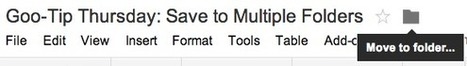 Google Tricks and Tips: Saving Files to Multiple Folders | Techy Stuff | Scoop.it