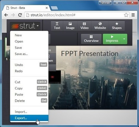 Strut: Impressive Prezi Alternative HTML5 Presentation Editor | Educational Technology & Tools | Scoop.it