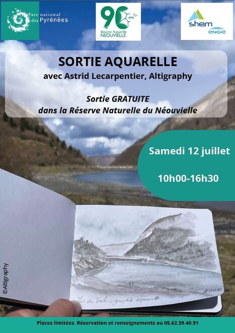 Sortie Aquarelle dans le massif du Néouvielle le 12 juillet | Vallées d'Aure & Louron - Pyrénées | Scoop.it