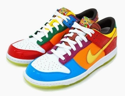 rainbow nike sb