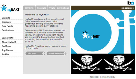 Anonymous defaces BART site, leaks user data | ICT Security-Sécurité PC et Internet | Scoop.it