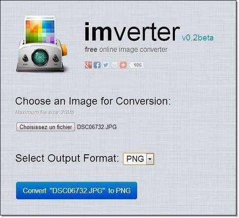 Convertisseur en ligne de formats de fichier images. | Time to Learn | Scoop.it