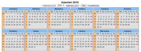 Kalenteri 2016 | 1Uutiset - Lukemisen tähden | Scoop.it