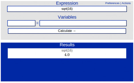 Encalc: Útil calculadora científica en línea | TIC & Educación | Scoop.it