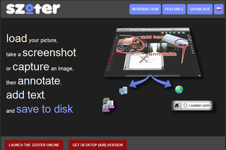 szoter - online annotation tool - free - online or desktop (air) version! | Eclectic Technology | Scoop.it