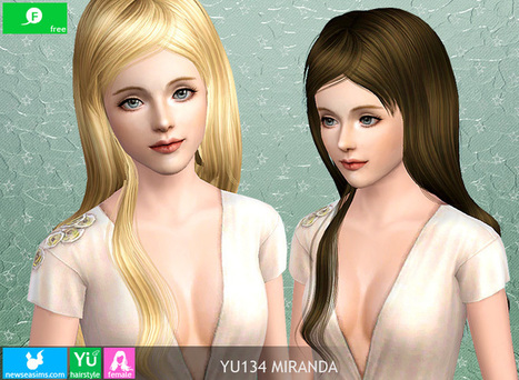 Hairstyle(free) - NEWSEA | Les Sims | Scoop.it
