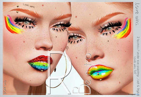 Love Wins Pride Makeup June 2021 Gift by RBento | Teleport Hub - Second Life Freebies | Second Life Freebies | Scoop.it