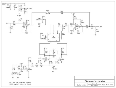 Cheap easy DIY chorus / vibrato | DIY Music & electronics | Scoop.it