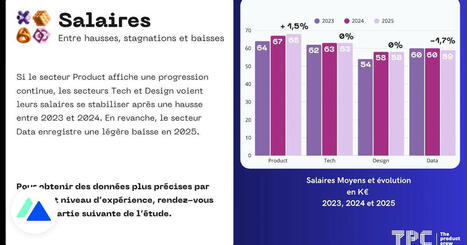 Les salaires tech, product, design et data en 2025 : comparez votre rémunération | Actu insertion pro - SOIE Lyon 1 (conseils, marché de l'emploi, évolutions, ...) | Scoop.it