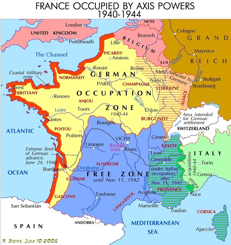 Liberation Of France Ww2 Map