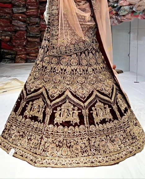 dulhan lehenga with price in chandni chowk