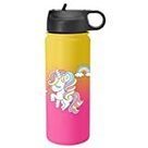 Unicorn water bottle for kids - perfect gift for Unicorn lovers - insulated stainless steel 550ml water bottle with finger ring - gift for Unicorn crazy kids - no drama Unicorn water bottle for spo... | kidswaterbottle | Scoop.it