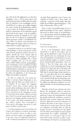 Qu'est-ce que le tiers espace ? Territorialités complexes et construction politique | Veille territoriale AURH | Scoop.it