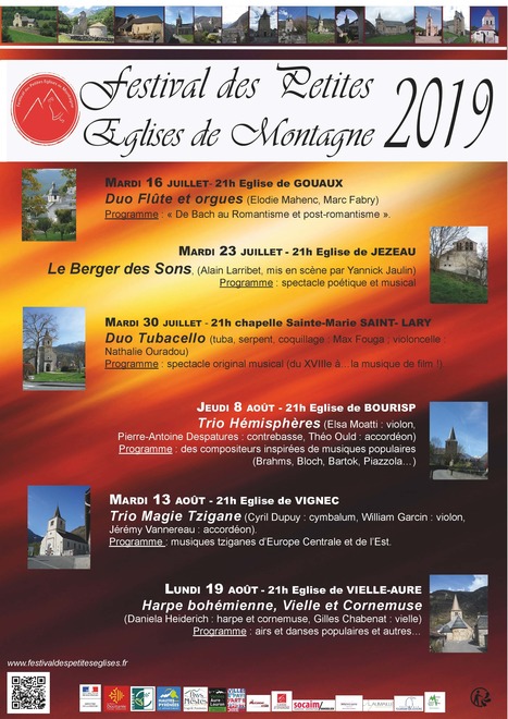 Les musiques populaires à l'affiche de la prochaine édition du Festival des petites églises de montagne | Vallées d'Aure & Louron - Pyrénées | Scoop.it