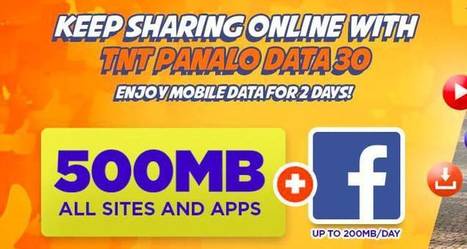 TNT Panalo Data 30 promo offers 900MB of mobile data for only Php30 | Gadget Reviews | Scoop.it
