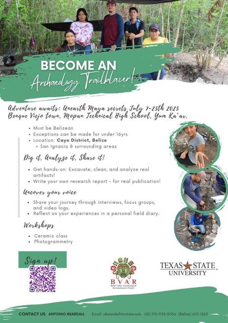 Belize Community Archaeology Project Session 2 Starting | Cayo Scoop!  The Ecology of Cayo Culture | Scoop.it