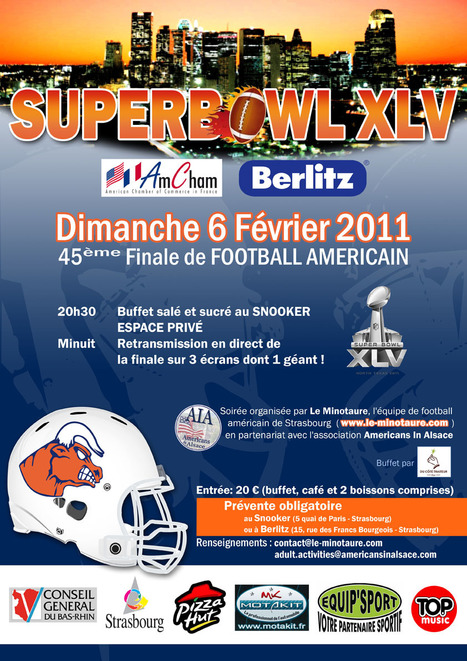 Superbowl XLV sur Strasbourg | Superbowl XLV | Scoop.it