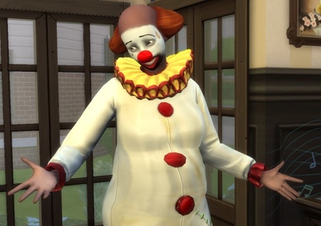 Les Sims 4 : le Clown triste « Pensée sur The Daily Sims | Les Sims | Scoop.it