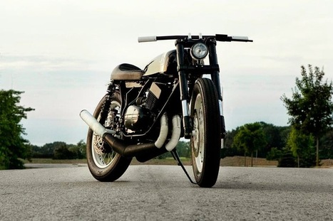 Yamaha RD350 Cafe Racer | Analog - Grease n Gasoline | Cars | Motorcycles | Gadgets | Scoop.it