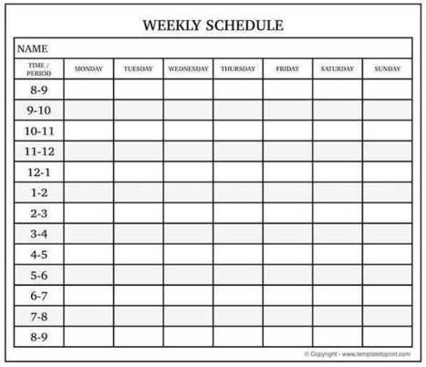 Calendar 2017 Xyz 6993 Free Blank Daily Time Slots