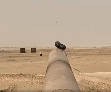 &Eacute;mirats : Les chars Leclerc du 5e R&eacute;giment de Cuirassiers s&rsquo;exercent &agrave; la lutte antidrone en tirant des obus 120 OEFC | DEFENSE NEWS | Scoop.it