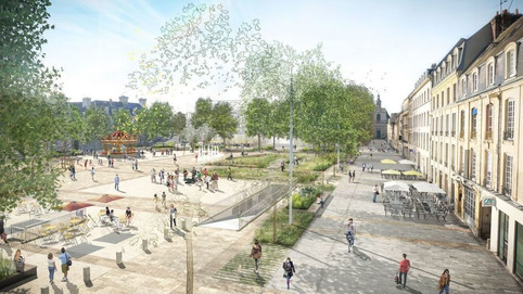 Caen réserve une partie de son centre-ville aux piétons | Veille territoriale AURH | Scoop.it