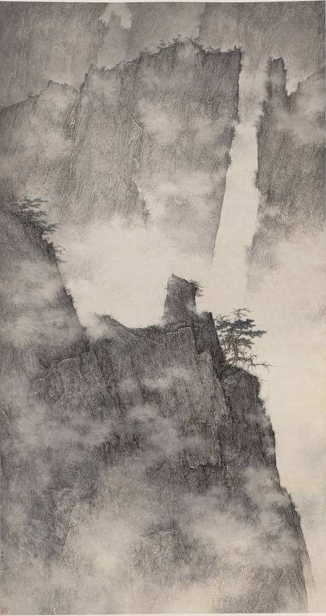 Ethereal Landscapes: Li Huayi's Traditional Chinese Painting Fused with Modern Abstraction | Visual*~*Revolution | Scoop.it