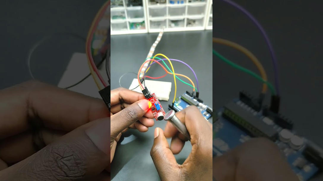 Let's make MUSIC REACTIVE LEDS. #ARDUINO #NEOPI...