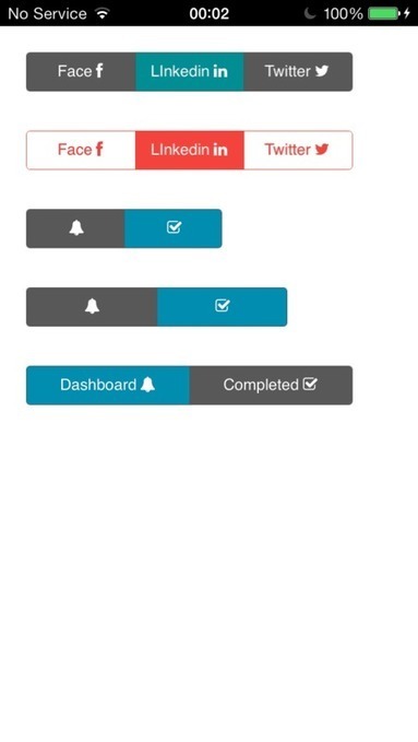 PPiFlatSegmentedControl: Flat segmented control | iPhone and iPad development | Scoop.it