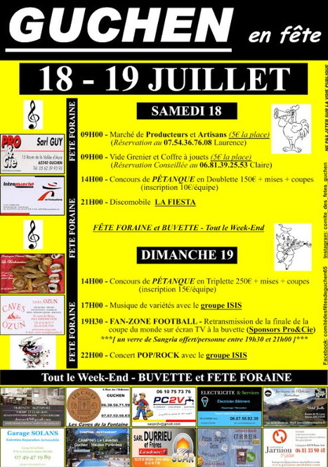 F&ecirc;te de Guchen les 18 et 19 juillet | Vall&eacute;es d'Aure & Louron - Pyr&eacute;n&eacute;es | Scoop.it