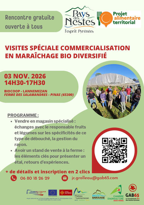 Visites sur la commercialisation en mara&icirc;chage bio diversifi&eacute; le 3 novembre | Vall&eacute;es d'Aure & Louron - Pyr&eacute;n&eacute;es | Scoop.it