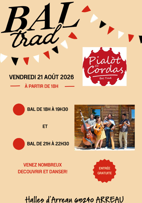 Bal Trad &agrave; Arreau le 21 ao&ucirc;t | Vall&eacute;es d'Aure & Louron - Pyr&eacute;n&eacute;es | Scoop.it